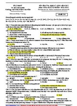 Đề kiểm tra định kỳ lần 2 môn Hóa học Lớp 12 năm 2017 - Mã đề 310 - Trường THCS và THPT Nguyễn Khuyến (Có đáp án)